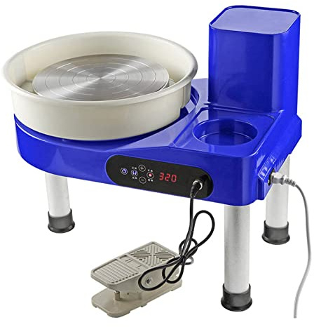 TREEYX 11in Electric Pottery Wheel, 200W Ceramic Pottery Wheels Heavy Duty Pottery Forming Machine with Foot Pedal and LCD Touch Screen