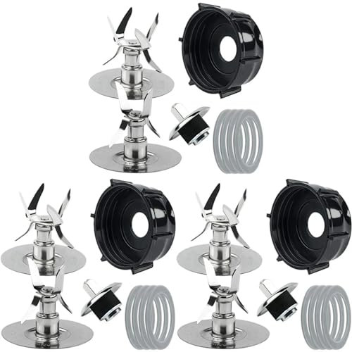 XEDLAMP 24X Piezas de Repuesto, for Oster, for Osterizer Blender Ice Blades 4980 4961 Junta Acoplamiento Stud Slinger Conjunto de Cuchillas de licuadora
