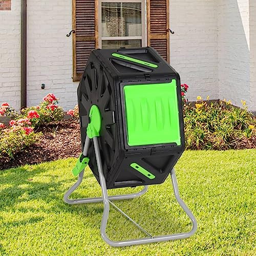 Hogar y jardín, césped y jardín, jardinería, compostaje, compostador, compostador, compostador, compostador, 60 x 43 x 74 cm, 70 L, polipropileno