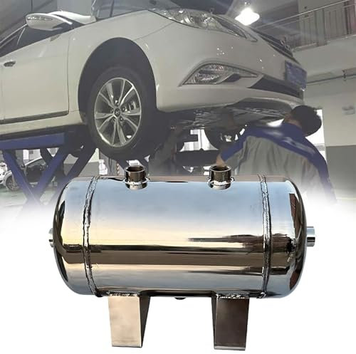 HDYZJQ 304 Stainless Steel Portable Shop Compressor Gas Tank, 5 10 20 30 40 50 L Large Air Storage Tank Containers for Auto Repair Industry/Automobile Tires(70x32x38 cm (50 L))