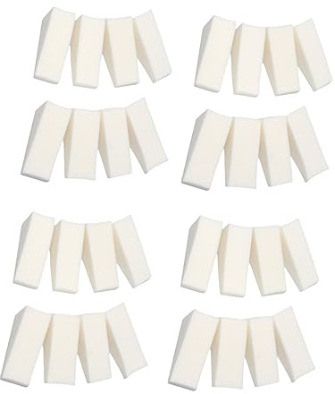 Mikinona 32pcs Makeup Sponges for Foundation Super Absorbent Nail Sponge Cleaner Inspired Manicure Tool for Graduated Nail Art