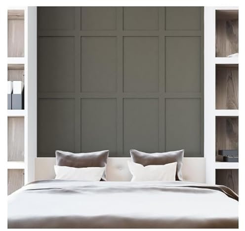 15-Pack Shaker Wall Panelling Kit - MDF 3D Panel Style With 10 Full-Length & 5 Half-Length Slats (100cm & 50cm) - Paintable Accent Kit for a Stylish Design