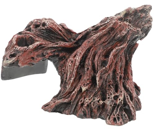 Beavorty Escondite para Reptiles de Resina, Cueva Simulada para Terrarios, Decoración Natural para Hábitat de Lagartos y Tortugas, Resistente y Adecuada para Terrarios Domésticos