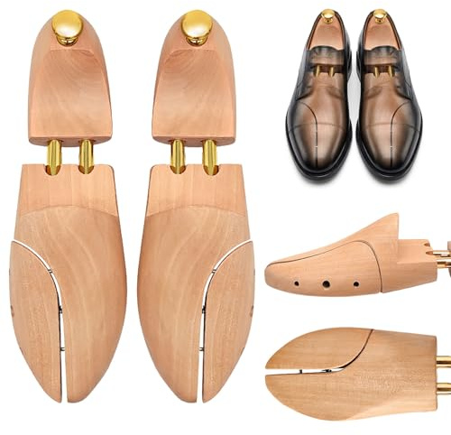 Vexnaro Schuhspanner aus Kiefernholz für Herren & Damen – Premium Holz-Schuhformer und Schuhdehner – Längere Haltbarkeit & Formstabilität Ihrer Schuhe – Elegantes Design