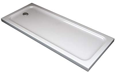 ABS Duschwanne rechteckig 70x160 h.5 cm, inklusive Ablaufgarnitur