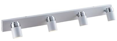 Lindby Ceiling Light Kardo dimmable (Modern) in White Made of Metal for e.g. Bathroom (4 Light Sources, GU10) from floodlight Spotlight