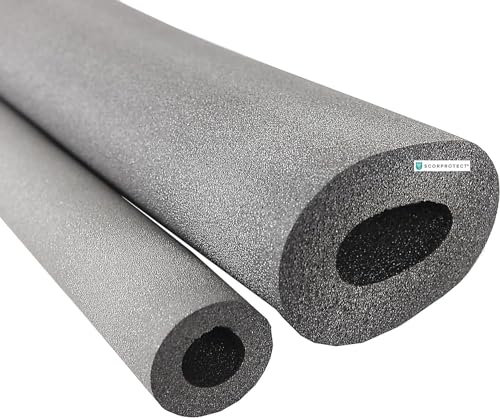 Scorprotect® Kautschuk Rohrisolierung 2m Heizung und Sanitär hochflexibel GRAU (SCP-H22-24)