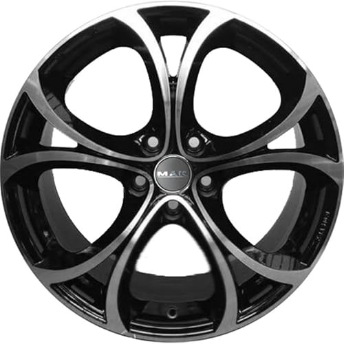 CERCHIO IN LEGA MAK LARIO 7.5x17 5x110 ET 31 BLACK MIRROR