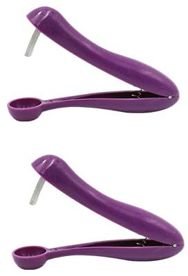 2Pack Kirschentkerner Werkzeug Olivenentkerner Werkzeug Kirschentkerner-Entferner Kirschkernentferner Werkzeug Fruchtkernentferner Fruchtkernentferner Küchenutensil