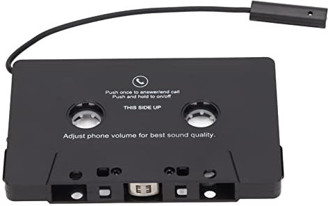 Plyisty Tape Player Bluetooth 5.0 Cassette Aux Adapter, Car Audio Wireless Cassette Receiver, Change Volume Play/Pause/Skip Universal Tape Player Adapter