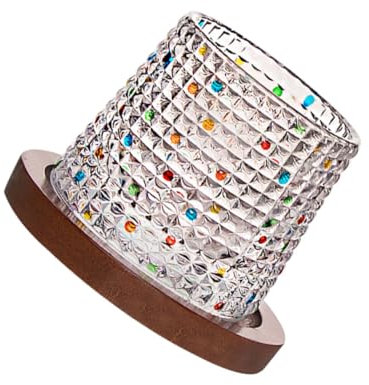 OKUMEYR Set Di Bicchieri Rotanti Per Whisky Vino Multifunzione Cocktail Delicati Decorativi in Resistente Igiene E Sicurezza Facile Da Pulire
