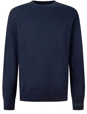 Pepe Jeans Andre - Ropa de Punto de Cuello Redondo para Hombre, Azul (Dulwich Blue), XL, Azul (Dulwich Blue), XL