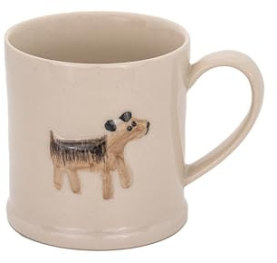 Sass & Belle Taza en relieve de perro