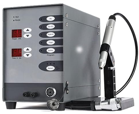 HTDRE Soldadora automática por Puntos para joyería, máquina de Soldadura para joyería, máquina de Soldadura por Arco pulsado para joyería Permanente, máquina de Soldadura de Acero Inoxidable, 220 V