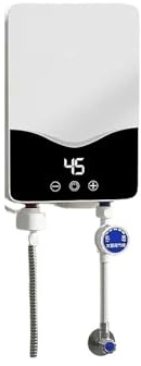 Chauffe-eau Instantané Sans Réservoir For Salle De Bain, Électrique 5, Kw Avec Auto-modulation Et Protection Contre La Surchauffe Économies d'énergie