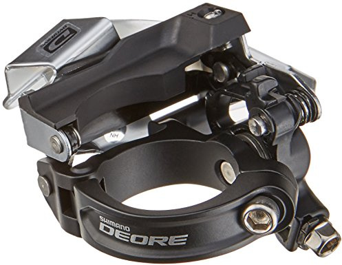 Shimano Deore Dual Pull Umwerfer Schwarz One Size