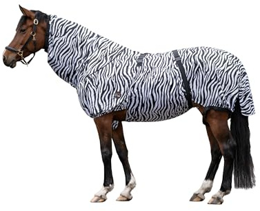 HKM 7238 Eczema Blanket Zebra Insect Blanket Fly Blanket 75-165