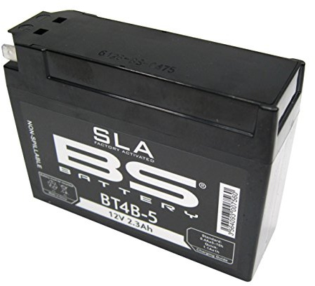 BS Battery 300756 BT4B-5 AGM SLA Motorrad Batterie, Schwarz