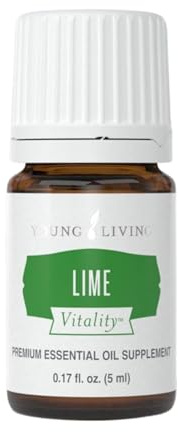 Young Living Lime Vitality 5ml - Food-Grade Essential Oil for Culinary Creations - Adds Delicious Zing to Dishes - Citrus Flavor with Zesty Notes for Cooking - Enhances Food and Beverages