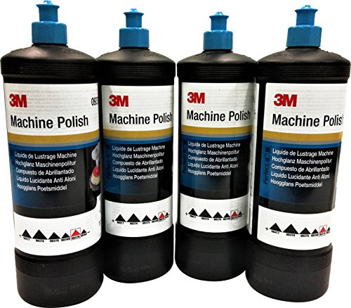 3M Perfect-It 09376 Polish Anti-Schleifmittel für Hochleistungs-Poliermaschine, zum Entfernen von Spiral- und anderen leichten Oberflächen, 4 Stück