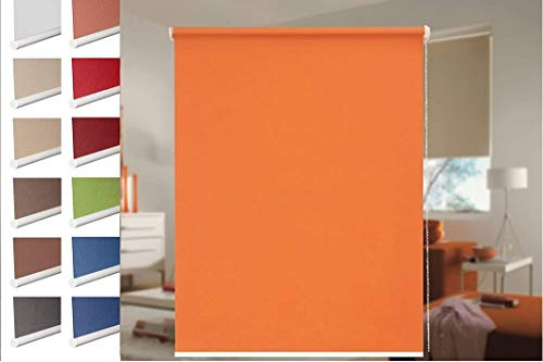 sunlines - Tenda a Rullo Laterale (Made in Germany), Poliestere Alluminio Plastica, Grau, 122 x 180