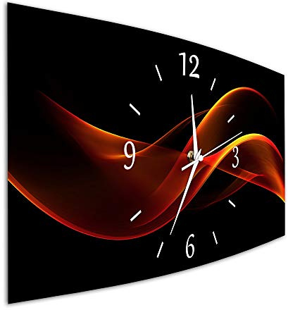 Bilder-Manufaktur BM Funk Quarz Quarzwanduhr Wanduhr Funkwanduhr Funkwanduhren Funkuhr Funkuhren kein Ticken lautlos geräuschlos leise ohne Tickgeräusche groß XXL MF6-9591-1WZ-quarz
