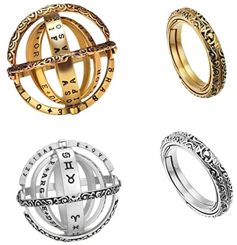 Ringe Spinner Dekompressionsspielzeug Spinner Spielzeug Manuelles Anti-Stress-Spielzeug Fingerspielzeug Spinner Ring Fancy Toys Dekomprimiert Spielzeug Hand Spinner Stressabbau Anti-Angst-Geschenk