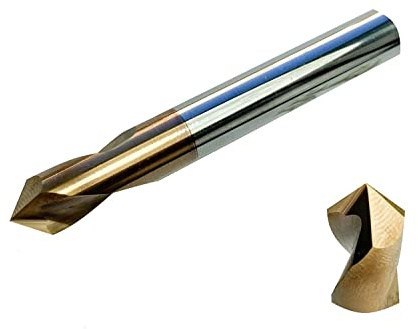 CNC QUALITÄT VHM 90° NC Anbohrer Ø 2-12 mm für Spiralbohrer - Schaftfräser - Hartmetall VHM - Beschichtung (Ø 8 mm - HM)