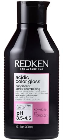 Redken, Acondicionador Protector del Color, Para cabellos teñidos, Fórmula con PH ácido, Acidic Color Gloss, 300 ml