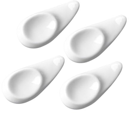 PRETYZOOM 4 Stück Entenzungen-Essstäbchen-Rest japanischer Tisch Utensilienhalter Tischdekoration Wohnkultur Besteckhalter kreative Essstäbchenständer Anmut Einrichtung Gabel Dekorationen