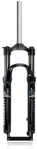 BSFHQS 26 27.5 29 Pouces Fourche De Mécanique 1-1/8 Droite Fourche À Suspension pour VTT Course 100mm Frein À Disque Fourche Avant De Vélo 9 * 100mm Libération Rapide Manuel(Black Gray,29)