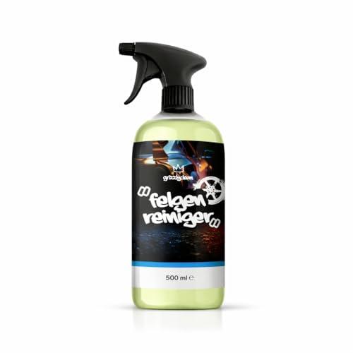 Grizzly Clean Auto Felgenreiniger - Säurefreier Felgen Reiniger für Alufelgen, Stahlfelgen & lackierte Felgen - Auto Felgenputzmittel mit Farbwechsel-Technologie (500ml)