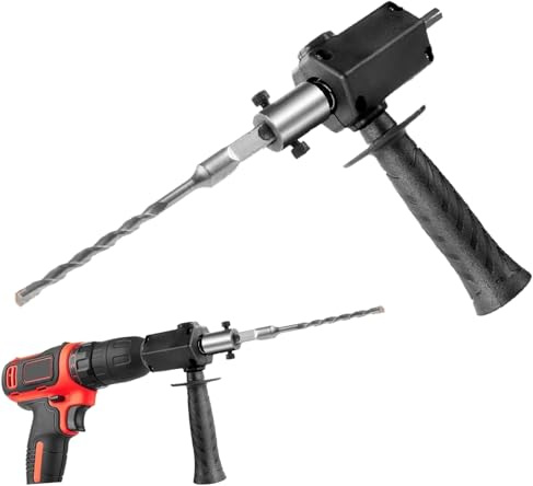 Elektrischer Bohrhammer, Converter Double Locking, 25 x 4,72 x 4,7 cm, Hammer, Umwandlungsset, Kopf, hohe Härte, Werkzeug für Handbohrer, für praktische Elektrogeräte, Befestigung