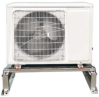 Aire Acondicionado minisplit sin conductos con Soporte de Suelo de Acero Inoxidable, Altura y Longitud Ajustables, Resistente a la Intemperie, Bomba de Calor (tamaño: 90 x 30 x 45 cm/35 x 1