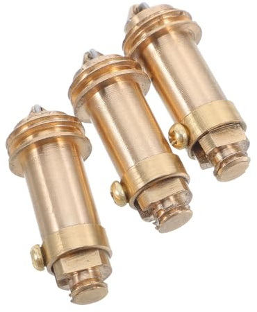 NUOBESTY 3pcs Bounce Core Drainer Replacement Bathroom Sink Tub Drain Plug Core Polished Finish for Popup Drainer Fitting Washbasin Sink