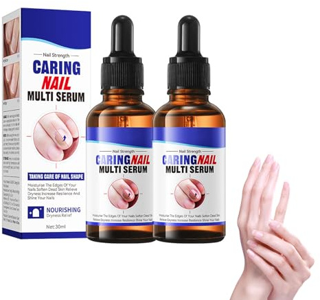 2 piezas de suero para el cuidado de las uñas, suero de construcción de uñas, aceite intensivo de uñas para hombres y mujeres, hidrata las cutículas secas, cuidado de las uñas, suero nutritivo para