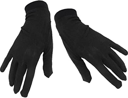 FerneeButy XL schwarze Seidenhandschuhe – 100 % reine Seide, weich und elastisch, ideal zum Skifahren, Wandern und Fotografieren