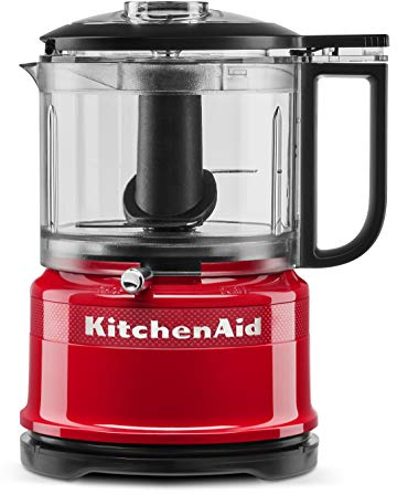 KitchenAid KFC3516QHSD - Tritatutto 100 anni, edizione limitata, motivo: regina di cuori, 3,5 tazze, colore: rosso