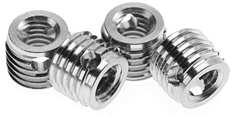 10 Stück Gewindeeinsätze 307 Edelstahl Selbstschneidende Gewindeeinsatzschraube Reparaturzubehör(Inner M6*1.0Outer M10*1.25)