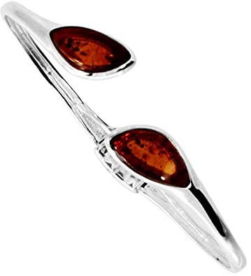 Armspange - Wendy - Silber 925/000 mit Bernstein