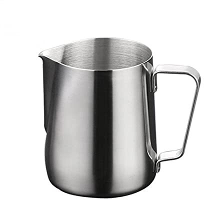 Lattiera 150/350 / 600ml Brocche da latte Acciaio inox Acciaio inossidabile Latte artigianale Milk Spiaggiante Pitcher Caffè Latte Sbrovonatura Art Brocca brocca Brocca Tazza Tazza Lattiere