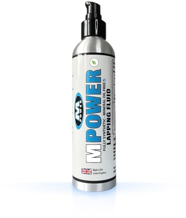MPOWER Lapping Fluid for Diamond Sharpening Stones, 250ml, Petroleum Free | Engineered Industrial-Grade, Advanced Rust Protection, Fully Synthetic, IP 287 Corrosion-Tested, UK Made