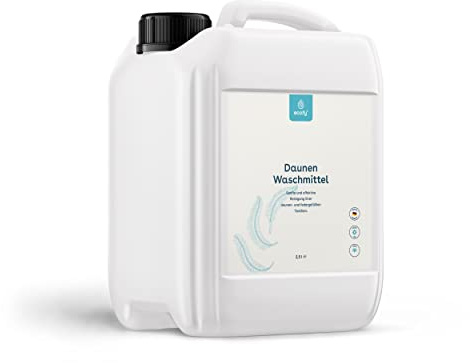 Flytande dunvättmedel, flytande dunvättmedel, rengör och vård dun dunfilt dunjacka täcke sömnpänne vikttäcke (2,5 l)