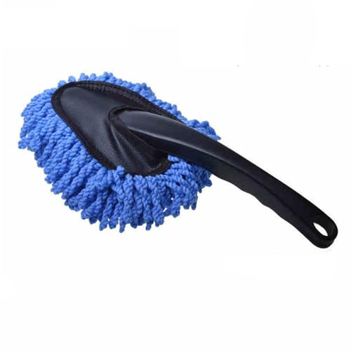 BestAlice Auto-Staubwedel für Den Außenbereich, Kratzfrei, Auto-Außen-Staubwedel, Ergonomisches Autobürsten-Set, Saugfähige Mikrofaser, Autowaschwachs, Mopp, Wachs, Baumwollhaar, für die Autoreinigung