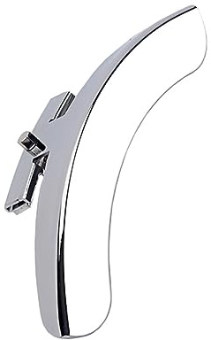 BESTonZON Banjo Armlehne Einbeinig aus Verzinkter Zinklegierung Ersatzteil mit Hochglanzfinish für Klassische Banjos
