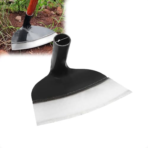 Schwere Stahl Gartenarbeit Unkraut Hacke, Edelstahl Bauernhof Hacke hohlen Kopf Garten Hacke, Garten Unkraut Hacke, Garten, Bauernhof und Hinterhof Hacken Werkzeuge (21cm)