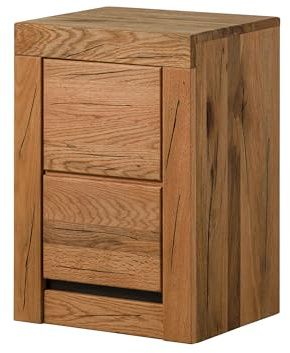 MASSIVMOEBEL24.DE | Hängeschrank Wildeiche/Zerreiche 44x35x63 Natur geölt MONTREUX #57, Farbe:Natur geölt, Größe:44x35x63 cm (BxTxH)