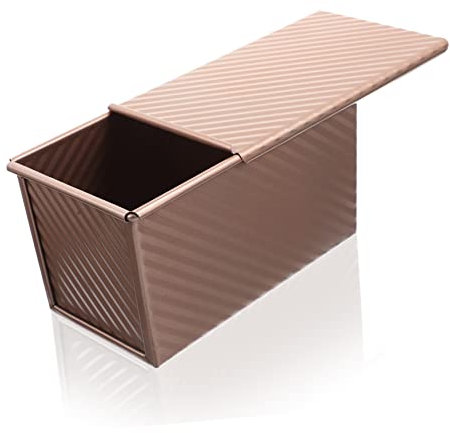 Cabilock Toastbrot Backform Mit Deckel Antihaftbeschichtet Kastenform Brotform Backgeschirr Für Zuhause Aus Hochwertigem Kohlenstoffstahl Langlebig Und Wiederverwendbar