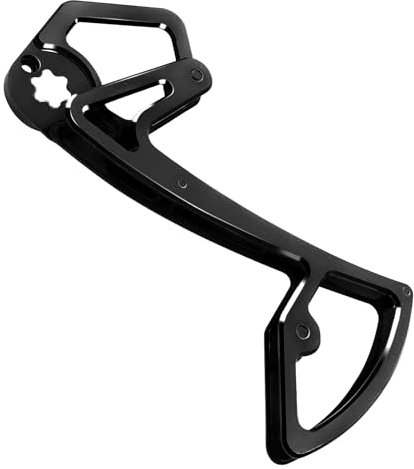 Fahrrad-Schaltwerk aus Aluminium, Fahrrad für Garbaruk Shimano 12-Gang, XT XTR SLX M6100 7100 8100 9100 übergroßer Käfig (schwarz)