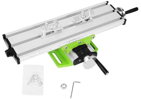 WATIIFUFU Multifunction Worktable Mini Bench Drill Rack Stable Cast Base Compact for Small Bench Drills Milling Machines and Drilling Stands